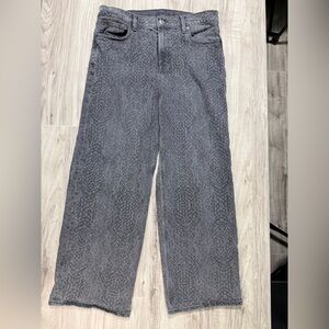 American Eagle Outfitters Snake Print Stovepipe Jeans